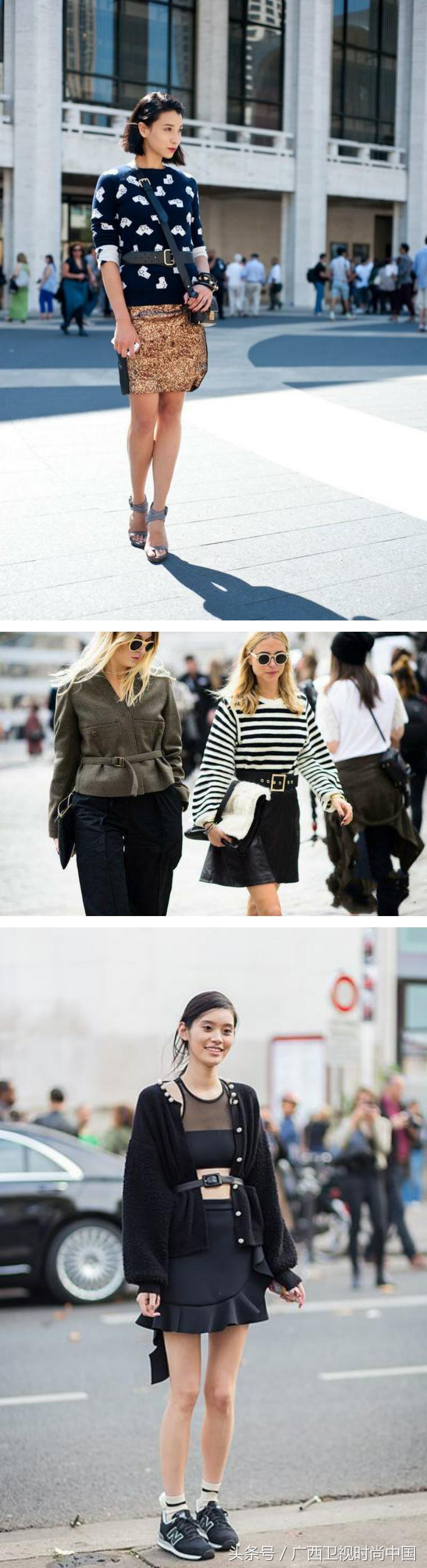 宽布腰带怎么系慵懒风,春秋季裤子慵懒风腰带怎么系