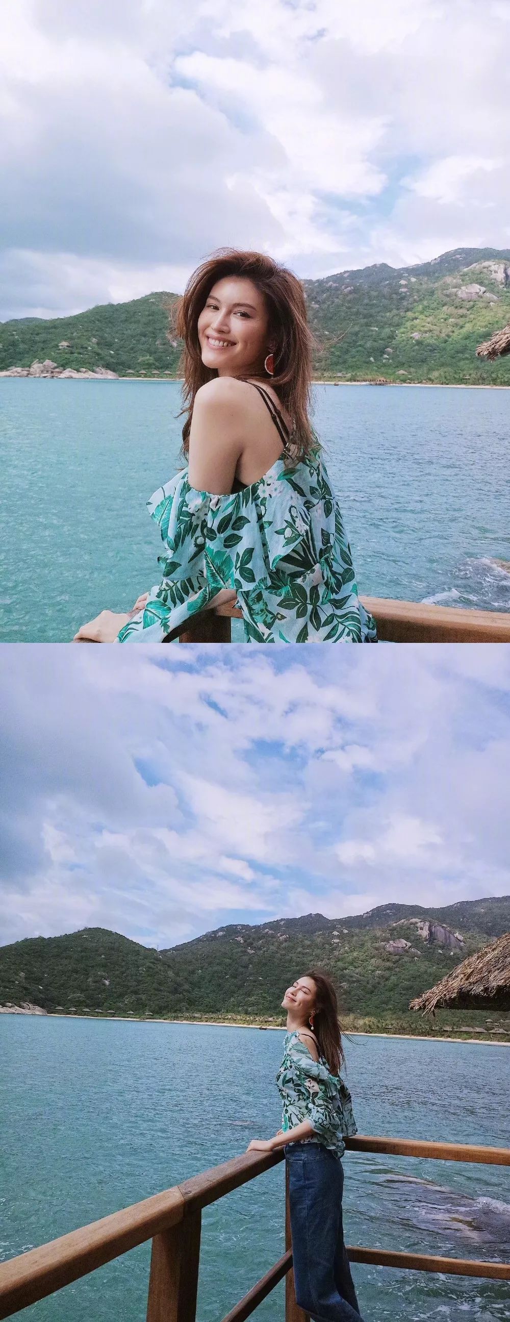 何穗美白美黑对比图,何穗白到底有多美