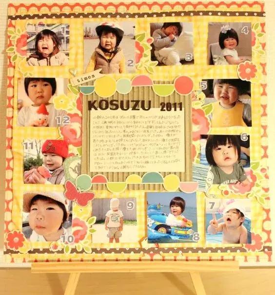 嫌弃手机内存不够用的爸妈，还不如动手制作最有爱的成长记录册！