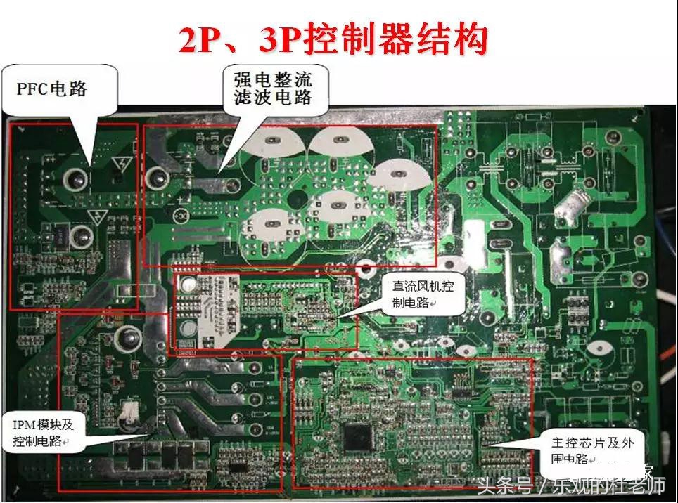 格力变频电路原理及元器件识别,格力变频空调外机主板电路讲解