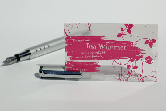 名片创意设计案例,亚克力透明名片效果图