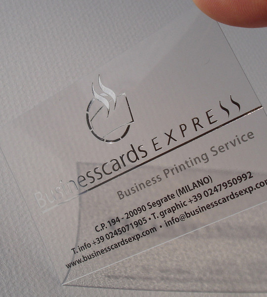 名片创意设计案例,亚克力透明名片效果图