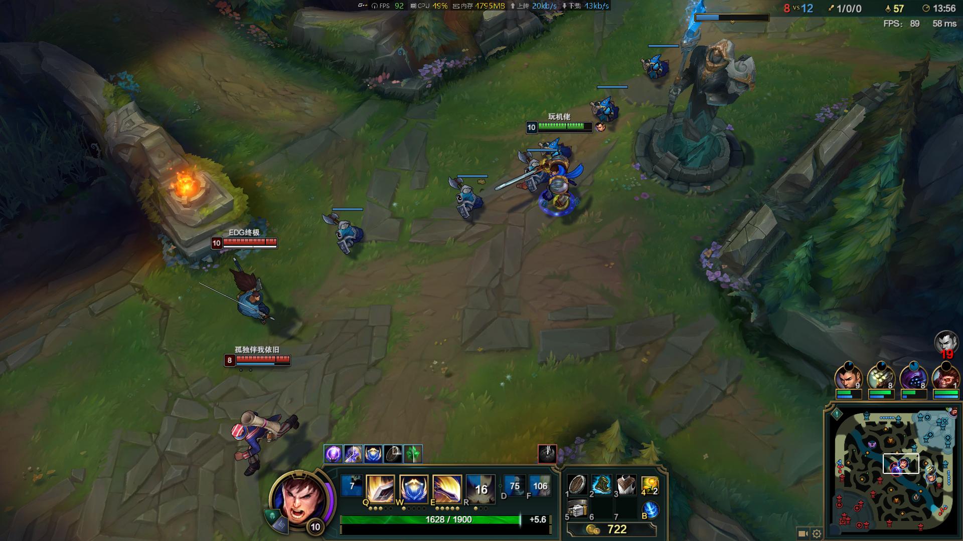 i37100集显能玩lol吗,机佬