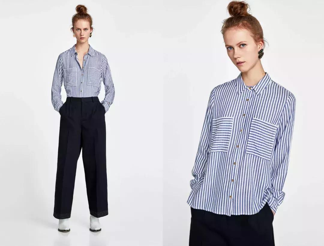 今年春天衬衫最新穿法,不时髦都不行,太有气质了