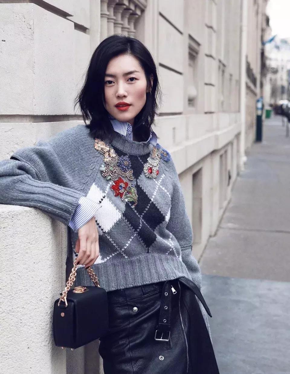 今年春天衬衫最新穿法,不时髦都不行,太有气质了