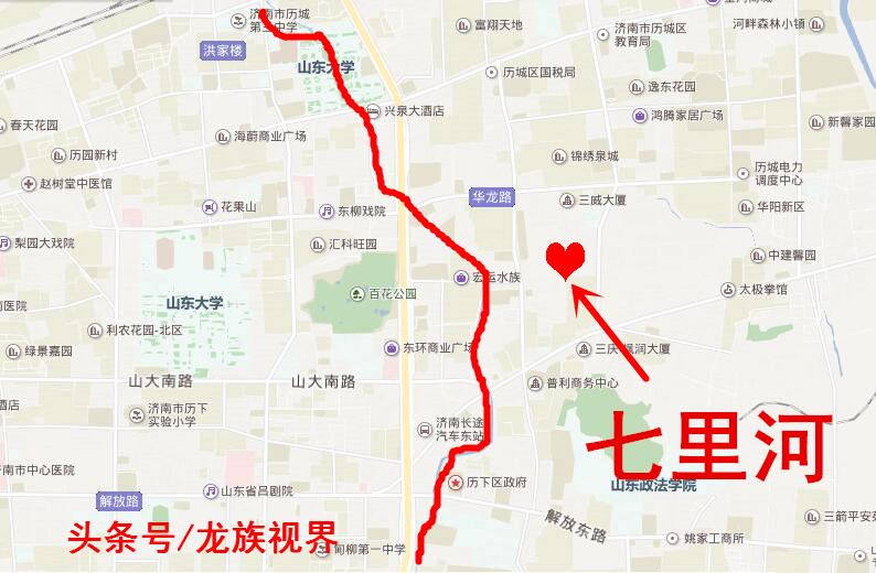 老济南村庄系列之历城七里河,七里河是村庄更是河流