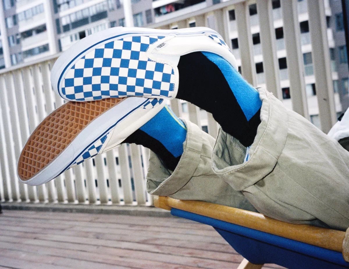 vans2018秋冬高帮蓝色,vans2018