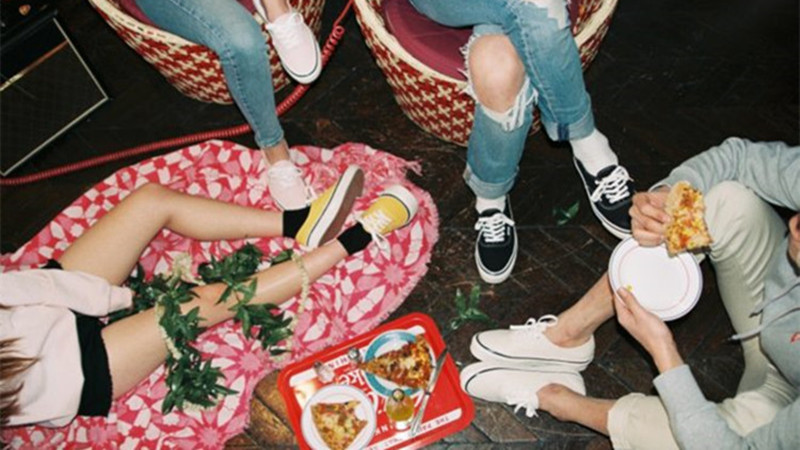 vans2018秋冬高帮蓝色,vans2018