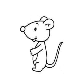 宠物小精灵简笔画咚咚鼠,朝花夕拾狗猫鼠图片简笔画