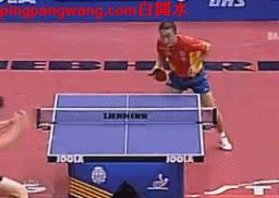 直板反手推挡球技术的动作要点,乒乓球直板推挡好的选手如何应对