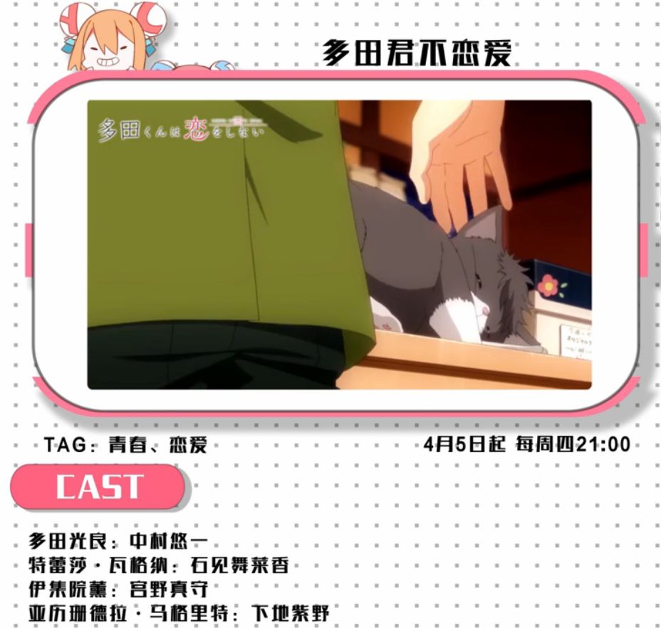 2020年四月新番是哪部,4月新番更新列表