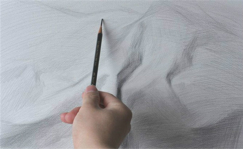 莲藕加衬布素描画法教程,衬布素描画法校考