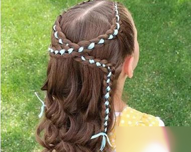 儿童梳头教程简单又好看,简单梳头造型儿童