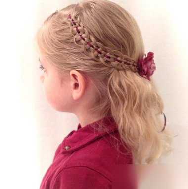 儿童梳头教程简单又好看,简单梳头造型儿童