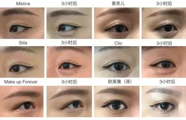 6支眼线胶笔测评颜九,三十六款眼线笔好用吗