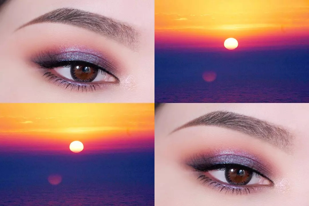 海浪的眼妆,星辰和大海眼妆