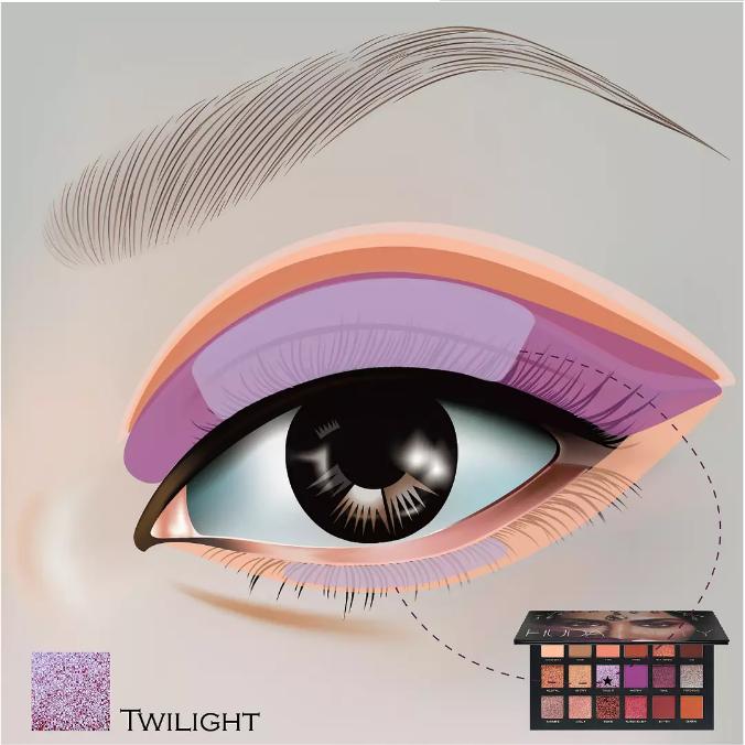 海浪的眼妆,星辰和大海眼妆