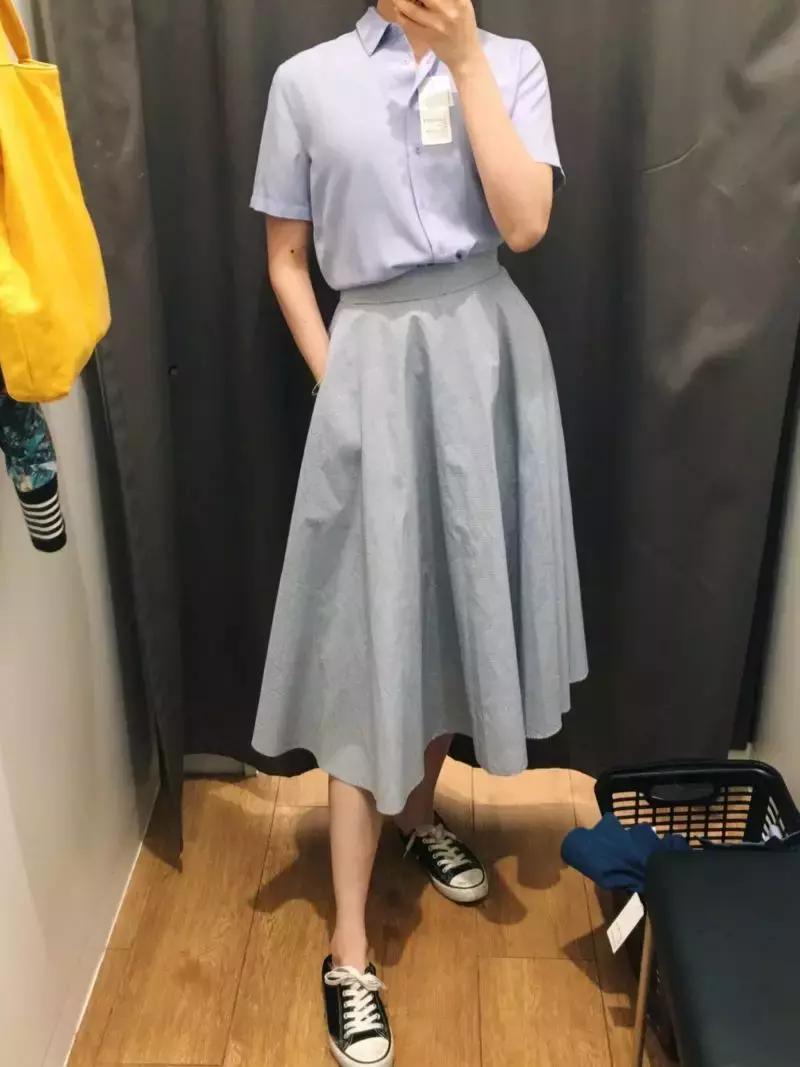 优衣库的试衣间是什么样子的,优衣库肥佬裤