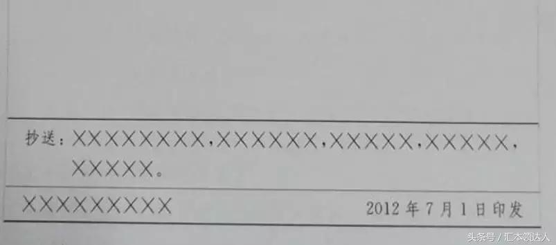 抄送印发时间和落款时间一样吗,抄送机关和印发机关格式