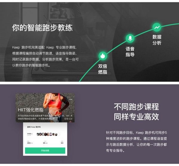 智能“教练”:Keep发布K1智能跑步机1999元