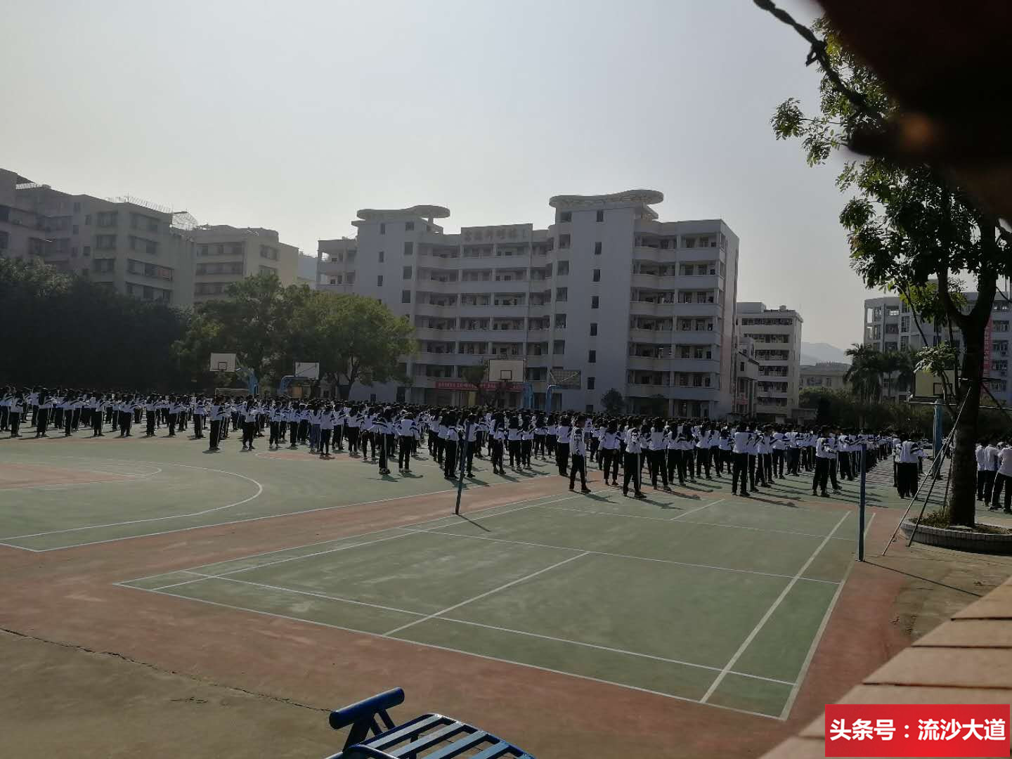 广东普宁侨中学校全景图,普宁华侨中学照片