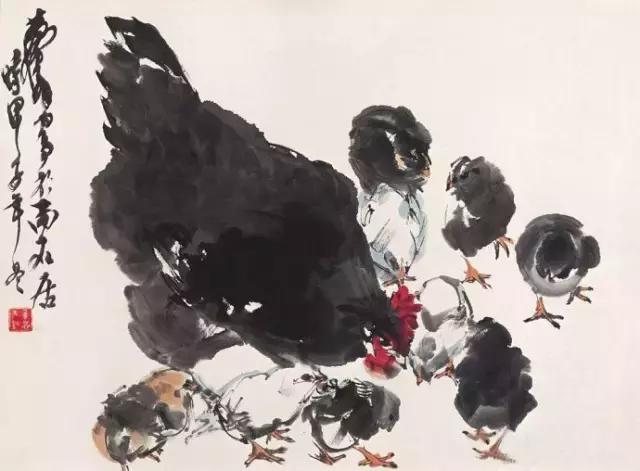 写意小鸡画法教学视频,徐湛小鸡写意画法