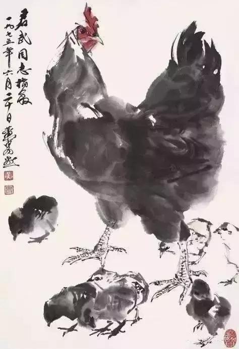 写意小鸡画法教学视频,徐湛小鸡写意画法