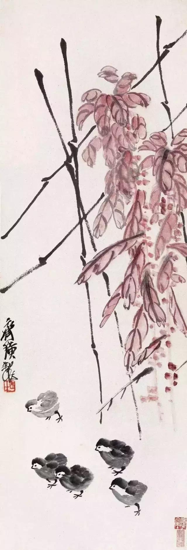 写意小鸡画法教学视频,徐湛小鸡写意画法