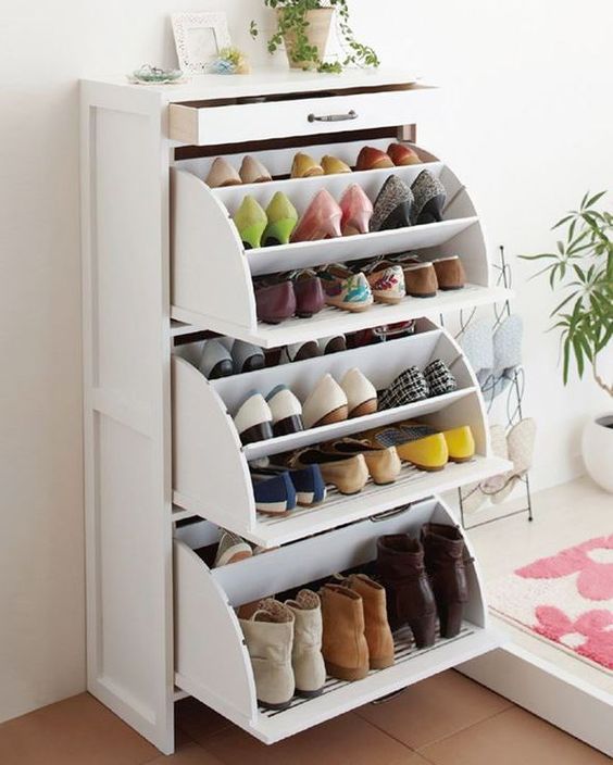 鞋子怎么收纳省空间不用工具,鞋子收纳在家什么地方比较好