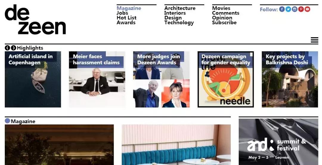 公认最好的10个设计网站,推荐几家能够增长见识的设计网站