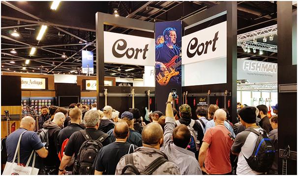 考特Cort吉他参加2018美国NAMMShow乐器展，发布多款新品