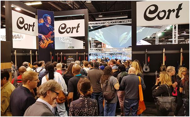 考特Cort吉他参加2018美国NAMMShow乐器展，发布多款新品