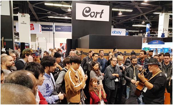 考特Cort吉他参加2018美国NAMMShow乐器展，发布多款新品