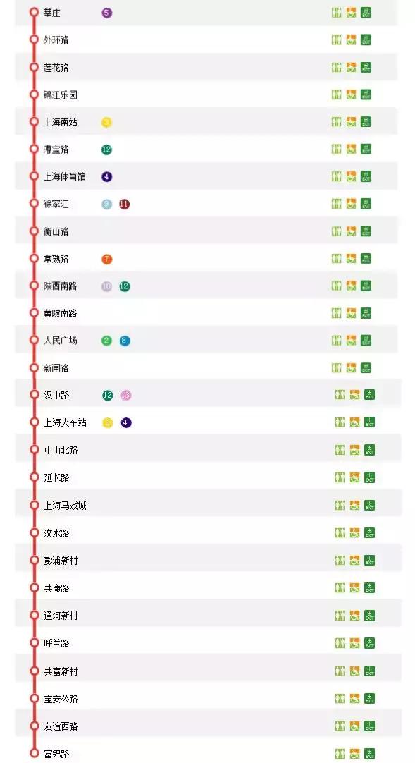 上海地铁最新换乘首末班车时刻表,2023上海地铁末班车时间