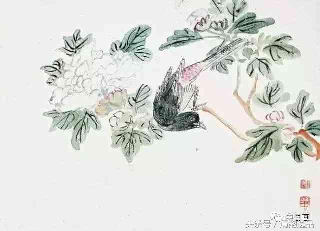 十大写意花鸟画名家,八大花鸟画高清大图