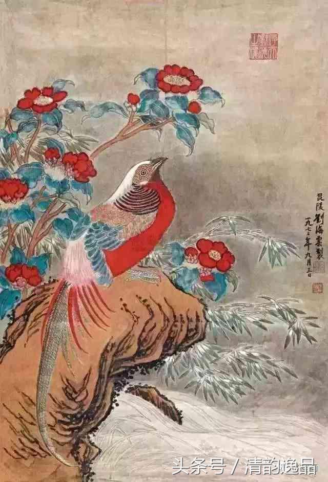 十大写意花鸟画名家,八大花鸟画高清大图
