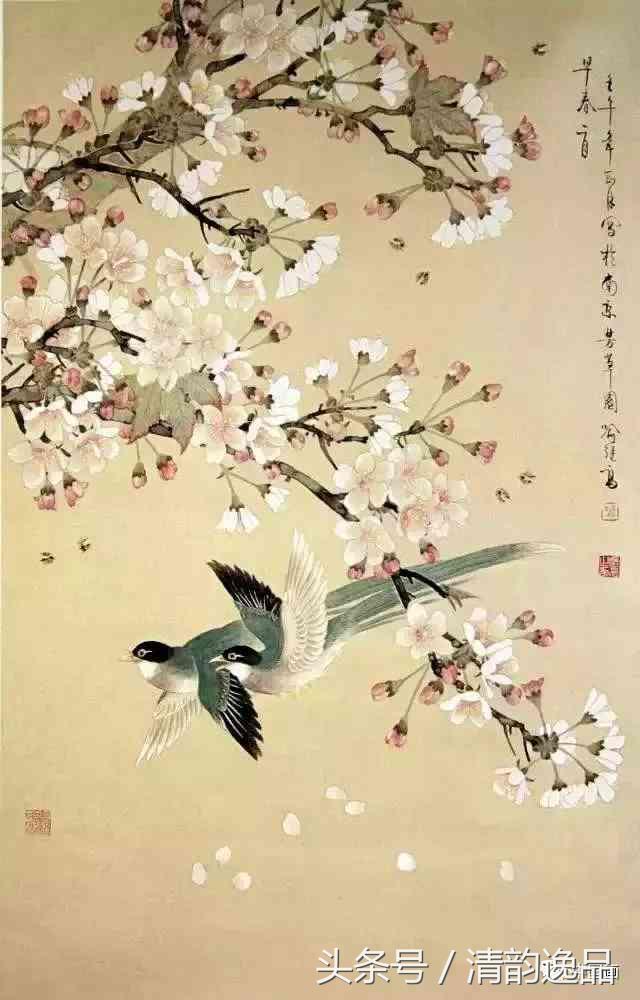 十大写意花鸟画名家,八大花鸟画高清大图