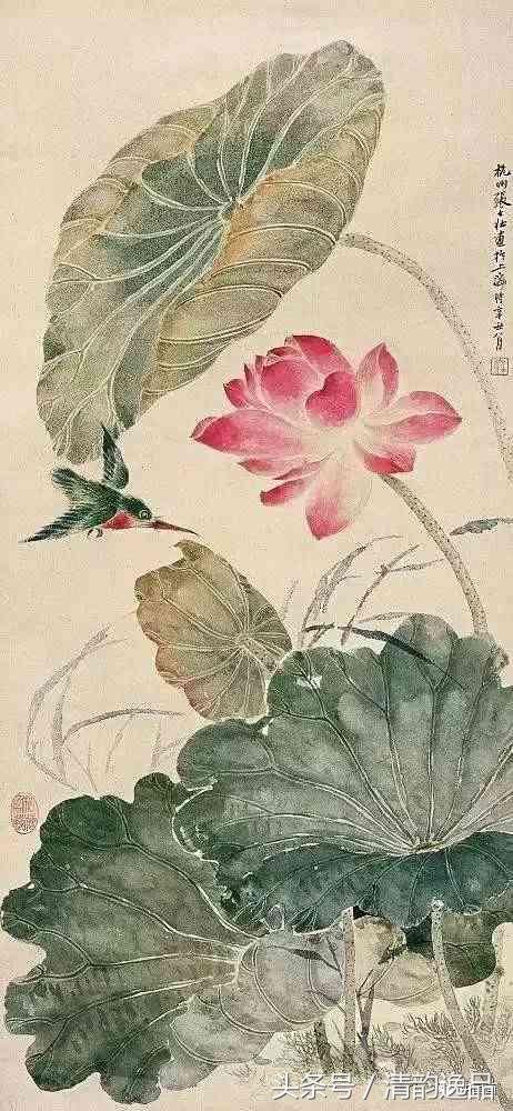 十大写意花鸟画名家,八大花鸟画高清大图