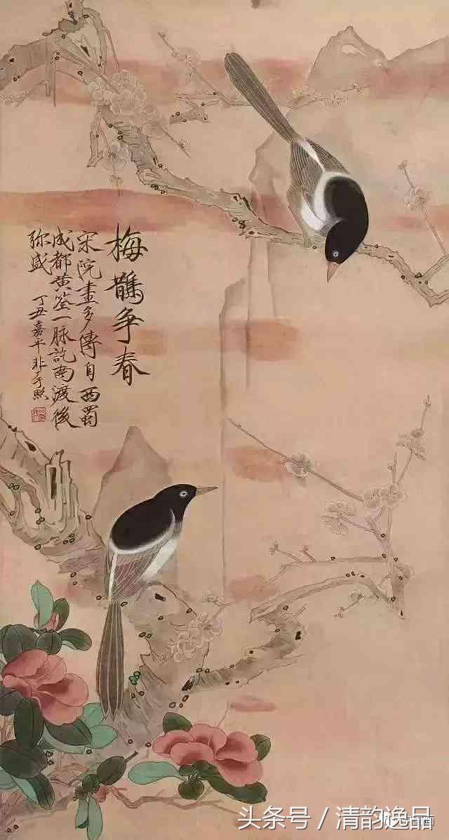 十大写意花鸟画名家,八大花鸟画高清大图
