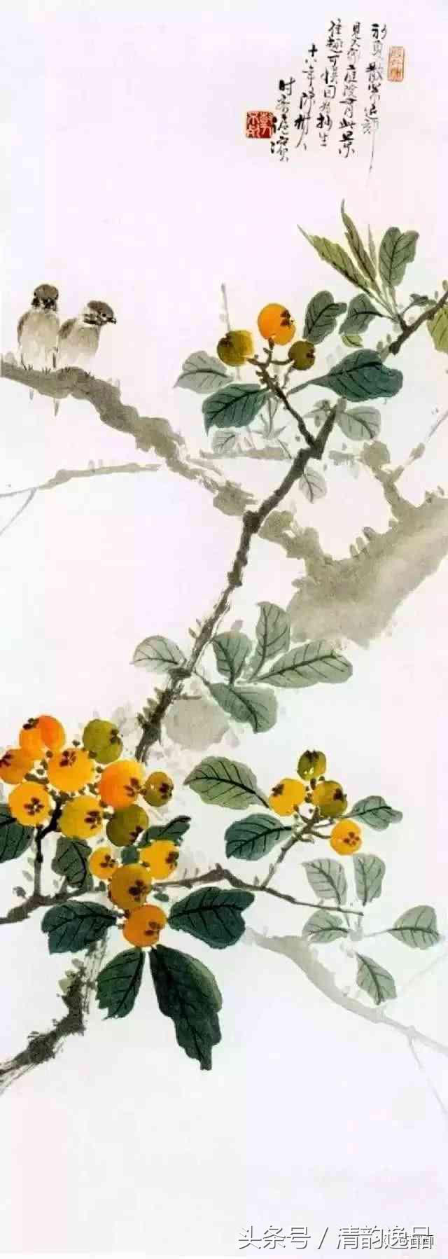 十大写意花鸟画名家,八大花鸟画高清大图