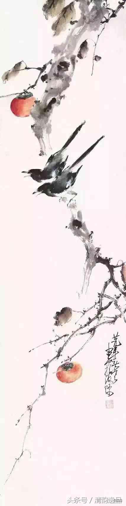 十大写意花鸟画名家,八大花鸟画高清大图