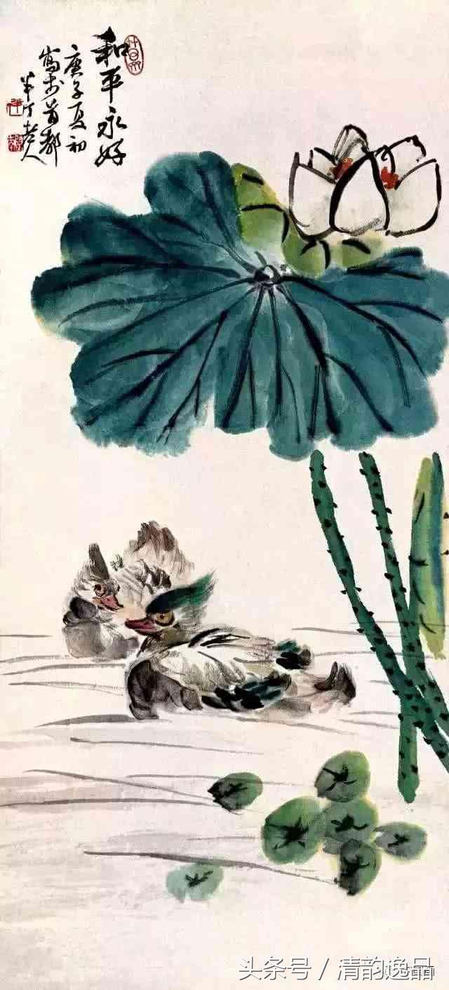 十大写意花鸟画名家,八大花鸟画高清大图