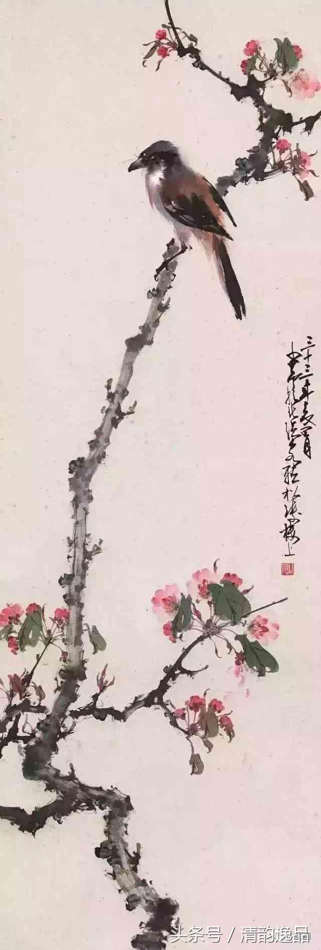 十大写意花鸟画名家,八大花鸟画高清大图
