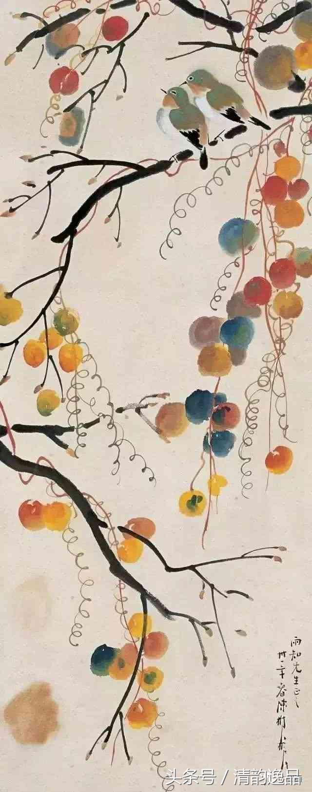 十大写意花鸟画名家,八大花鸟画高清大图