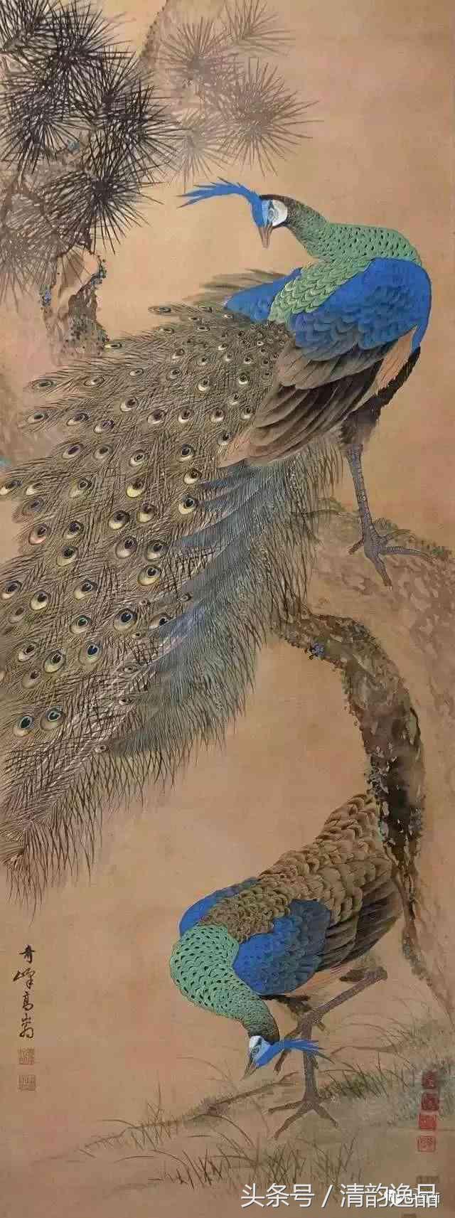 十大写意花鸟画名家,八大花鸟画高清大图