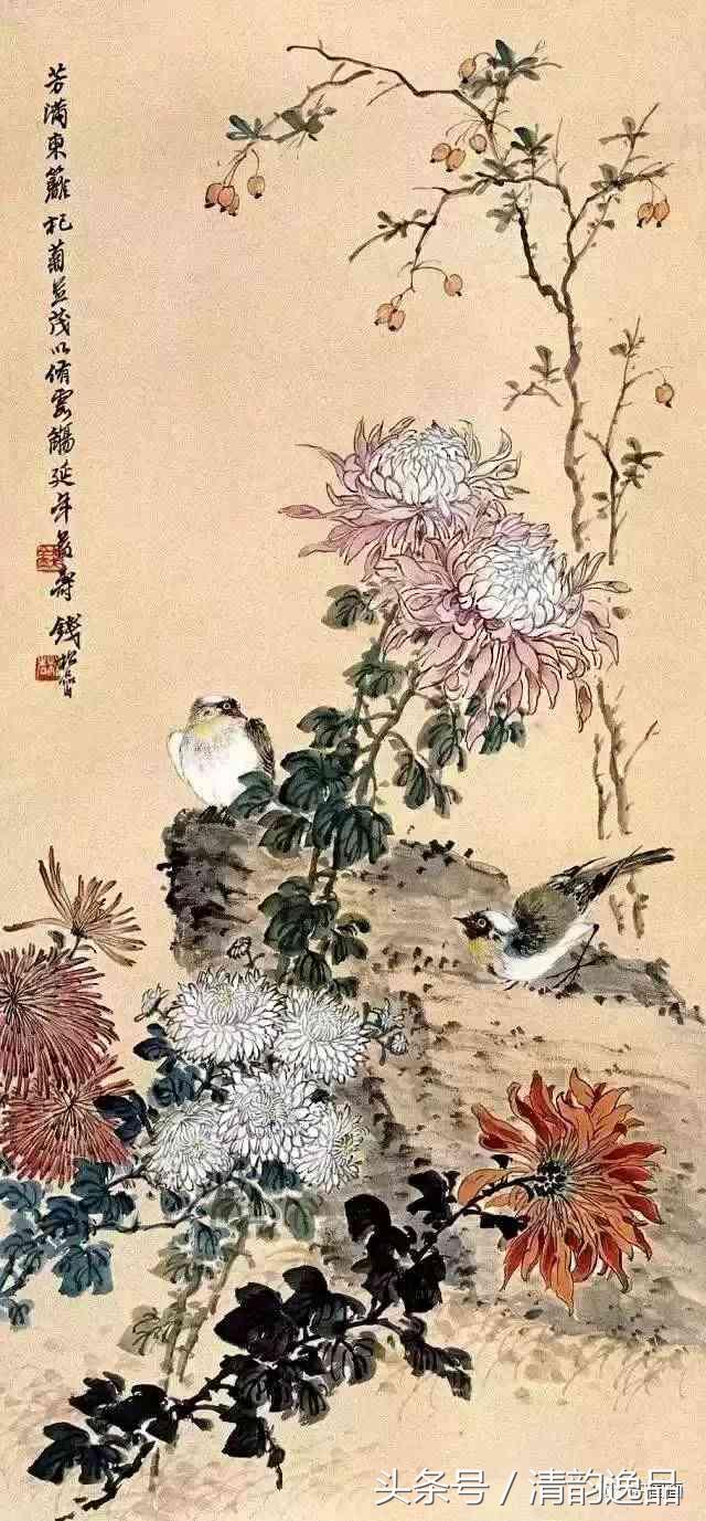 十大写意花鸟画名家,八大花鸟画高清大图
