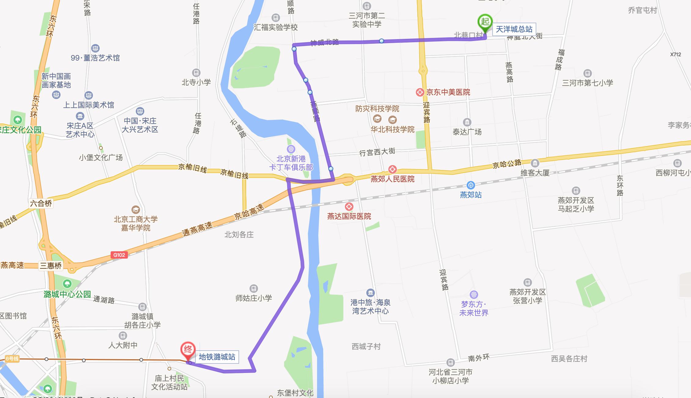 燕郊交通路线图,燕郊进京交通路线