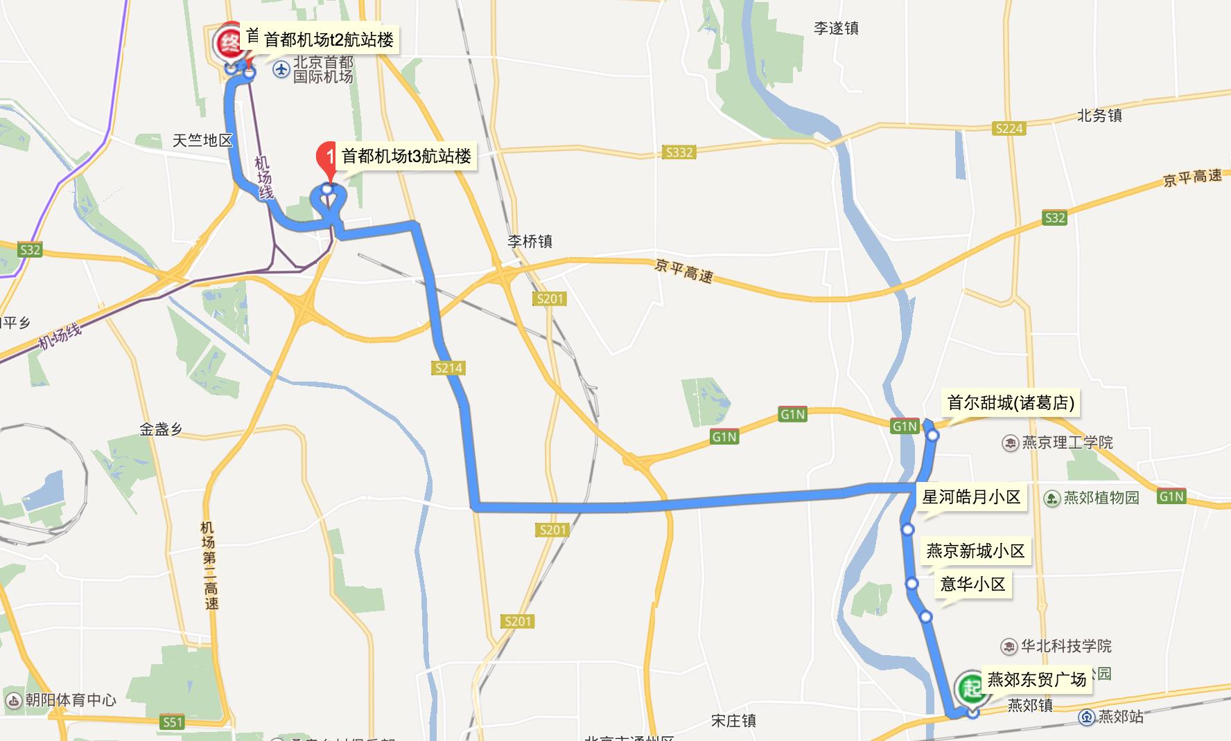 燕郊交通路线图,燕郊进京交通路线