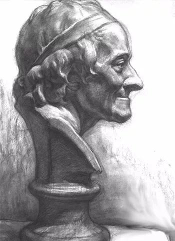 十大顶级素描雕塑,雕塑大师的素描