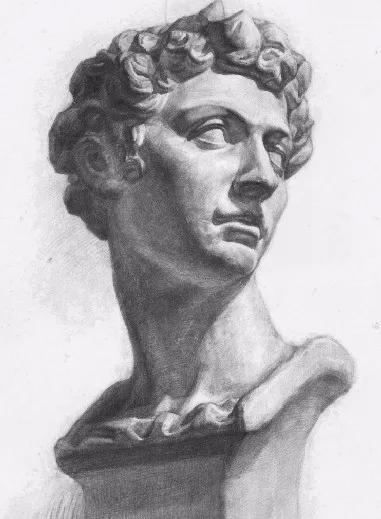 十大顶级素描雕塑,雕塑大师的素描